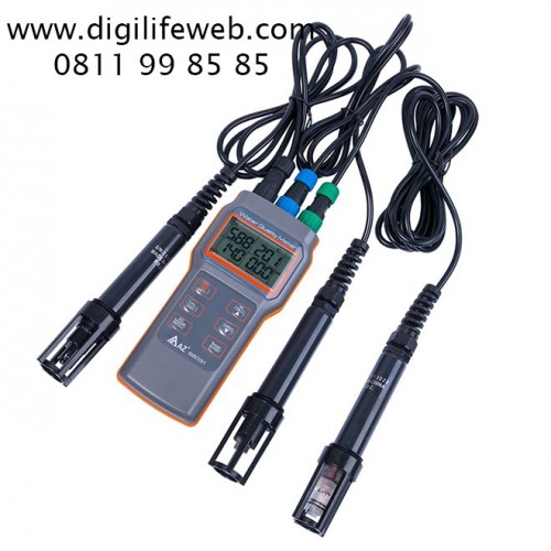 Water Quality Meter 5 in 1 AZ Instrument AZ86031 DO Salinity PH CF Temp